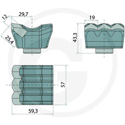 ENDURANCE CARBIDE Młotek narzędziowy typ "E/HD"