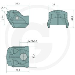 ENDURANCE Carbide Młotek narzędziowy Mini C3