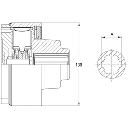 1i3/4 Z6, R 1900Nm, 118MM/6 313846/1