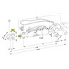 Łącznik hydrauliczny kat.3 602+250mm bez przegubu fi25
