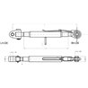 Łącznik Kat 3/3 G1i3/4" 672-956mm