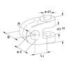 Przegub fi20 sworzeń fi20 L-46,5/44