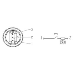 Włącznik podnośnika 276591410 Pneutron 8716106751150