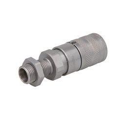 Gniazdo suchoodcinające 1/4" gwint zew. panelowy krótki M16x1.5 10L, Faster  FFH04-7/1615 F