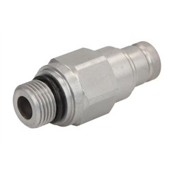 Wtyczka suchoodcinająca 3/8" gwint zew.  1/2" BSPP , Faster  FFH06-1/12G M