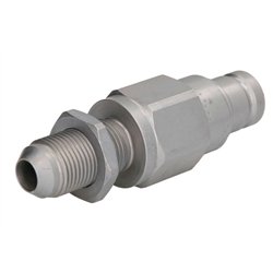 Wtyczka suchoodcinająca 3/8" gwint zew. panelowy  3/4"-16 UN JIC , Faster  FFH06-14/12S M