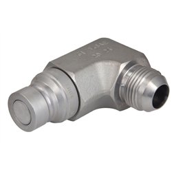 Wtyczka suchoodcinająca 1/2" gwint zew. kątowy  1i1/16"-12 UN 90° , Faster  FFH08-61/34S M