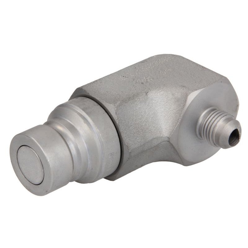 Wtyczka suchoodcinająca 1/2" gwint zew. kątowy  9/16"-18 UN 90° , Faster  FFH08-61/38S M