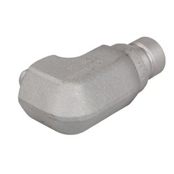 Wtyczka suchoodcinająca 1/2" gwint zew. kątowy  9/16"-18 UN 90° , Faster  FFH08-61/38S M