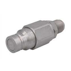 Wtyczka suchoodcinająca 3/4" gwint zew. panelowy  1i1/16"-12 UN JIC , Faster  FFH12-14/34S M
