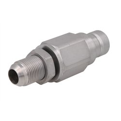 Wtyczka suchoodcinająca 3/4" gwint zew. panelowy  1i1/16"-12 UN JIC , Faster  FFH12-14/34S M