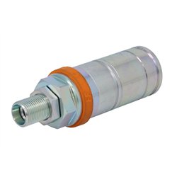 Szybkozłącze hydrauliczne gniazdo, typ złączki: push in, rozmiar przyłącza: 1/2cal, wymiar gwintu M18/1,5mm 70l/min. norma ISO: 