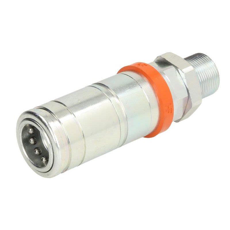 Szybkozłącze hydrauliczne, rodzaj złączki: gniazdo, typ złączki: push in norma ISO: 8434-1-L 70l/min.