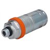 Szybkozłącze hydrauliczne, rodzaj złączki: gniazdo, typ złączki: push in (z reduktorem ciśnienia) norma ISO: 8434-6 70l/min.