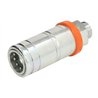 Szybkozłącze hydrauliczne gniazdo, typ złączki: push in, rozmiar przyłącza: 1/2cal 7/8cal 14UNF 70l/min. norma ISO: 11926-3 pasu