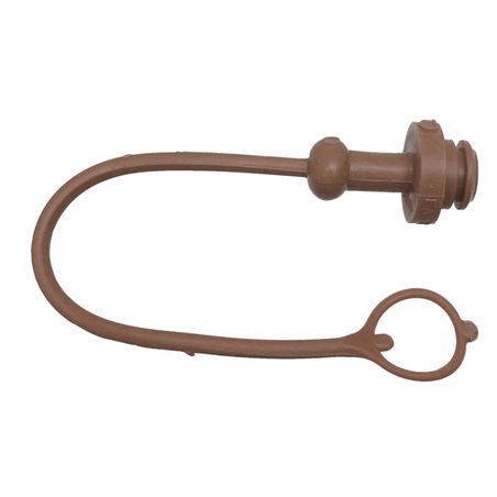 Zatyczka gniazda ISO12,5 brązowa NV1/2"