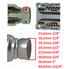 Zestaw uszczelniający wtyczki rozmiar 1/2", Faster SK FFH08