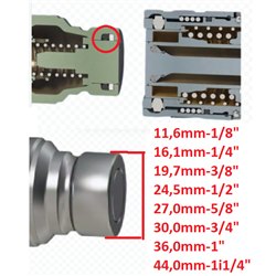 Pierścień uszczelniający wtyczki rozmiar 3/8", Faster SK FF06 - 