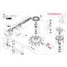 Ramię sterujące lewy kierunek obrotów 16624967 zam.