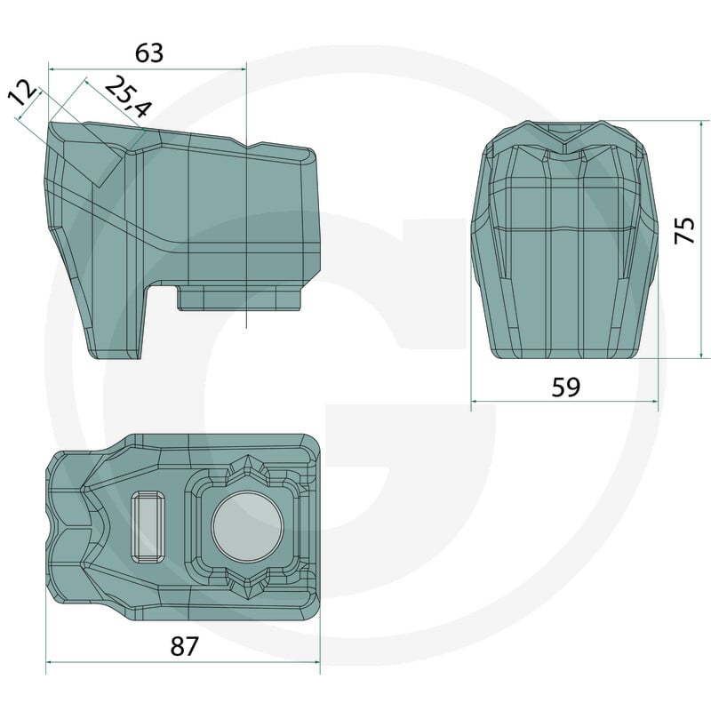 ENDURANCE CARBIDE Młotek narzędziowy typ „F19”