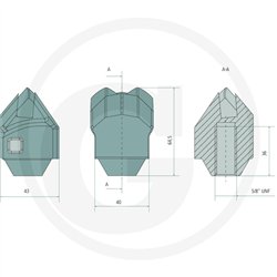 ENDURANCE CARBIDE Młotek narzędziowy