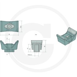 Klinge PTA Beschichtung Typ „F09“