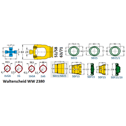 Przegub 2380 WG 1i3/8 Z6, 27x75/24x91, profil 39,5x49-1b