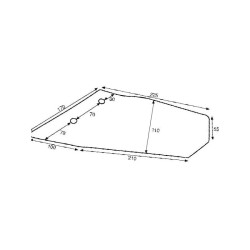 Redlica skrzydełkowa wygięta F 3374426 Lemken 3374426