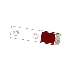 Dziób redlicy, 70x20x300 mm, z węglikiem spiekanym