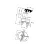 Wyłącznik główny akumulatora LA500045 Electro Mecanica Cormar 1446-500045