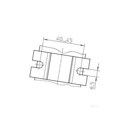 Przekaźnik zasilania, jednobie LA530021 Electro Mecanica Cormar 1446-530021