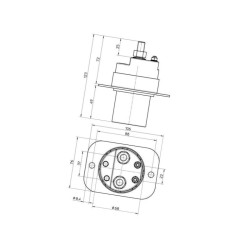 Wyłącznik akumulatora, elektro LA530010 Electro Mecanica Cormar 1446-530010