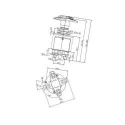 Wyłącznik główny akumulatora d LA500013 Electro Mecanica Cormar 1446-500013