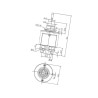 Wyłącznik główny akumulatora LA500024 Electro Mecanica Cormar 1446-500024