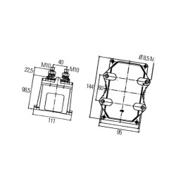 Przekaźnik rozdzielający 12 V 6EK008776021 Hella 4082300158328
