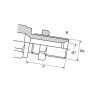 Szybkozłacze skręcane gniazdo M36x2 zew. M22x1,5L-PANelowy Faster CVV0471415F