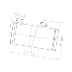 Siłownik D-C, 16/25/100