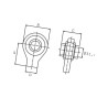 Element kulisty spawany 25.7 KR dł.  50 mm
