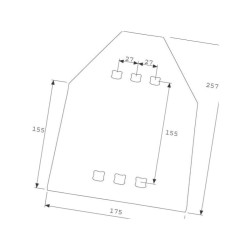 Lemken 3401490 Ochraniacz płoza SC18