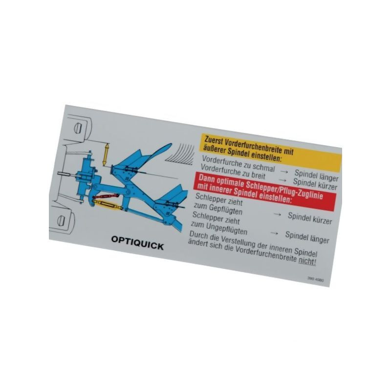 Naklejka Optiquick Opal D 3904080 Lemken 5071-3904080