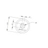 Hassia 3490006 Talerz redlicy D335/43x2,5 oryg. Lemken