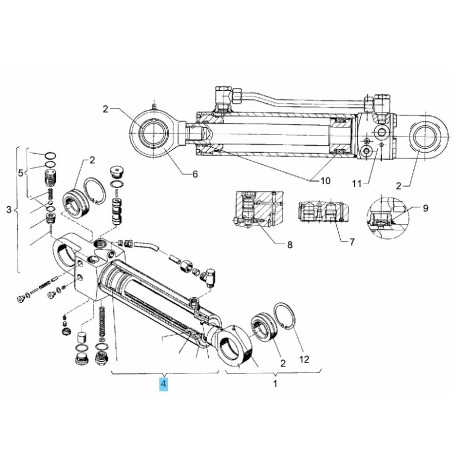Seal set 36/63 5759212 Lemken 5759212