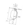 Akumulator hydrauliczny 3,0l 250/30 bar wew.3/4" BSP SAIP 8719607042819