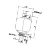 Akumulator hydrauliczny 1.4l 250/30 bar wew.1/2" BSP Parker C250ELM1421090AF