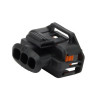 Plug housing 3P. Fem.