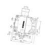 Zawór hamulcowy Wabco, M22x1,5 9710021507