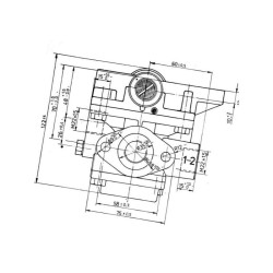 Zawór hamulcowy Wabco, M22x1,5 9710021507