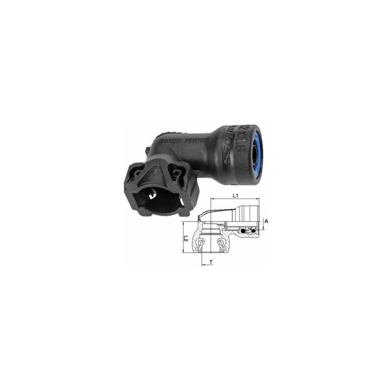 Wbudowana złączka nasadzana, d 8939203272 Wabco 4057875260837