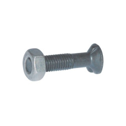 Śruba płużna 2-noskowa DIN11014, M10 x 50 mm kl. 8.8 z nakrętką