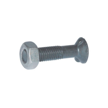 Śruba płużna 2-noskowa DIN11014, M12 x 45 mm kl. 8.8 z nakrętką